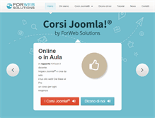 Tablet Screenshot of corsijoomla.com
